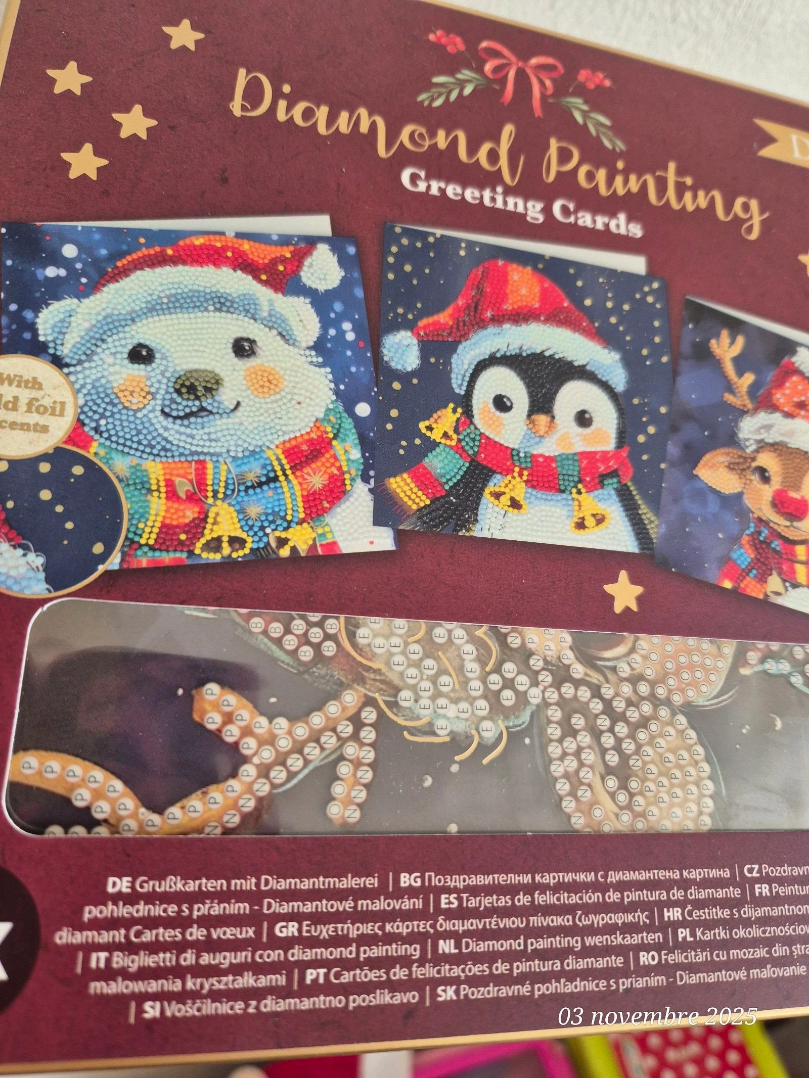 Kerstkaart diamond painting – photo 2